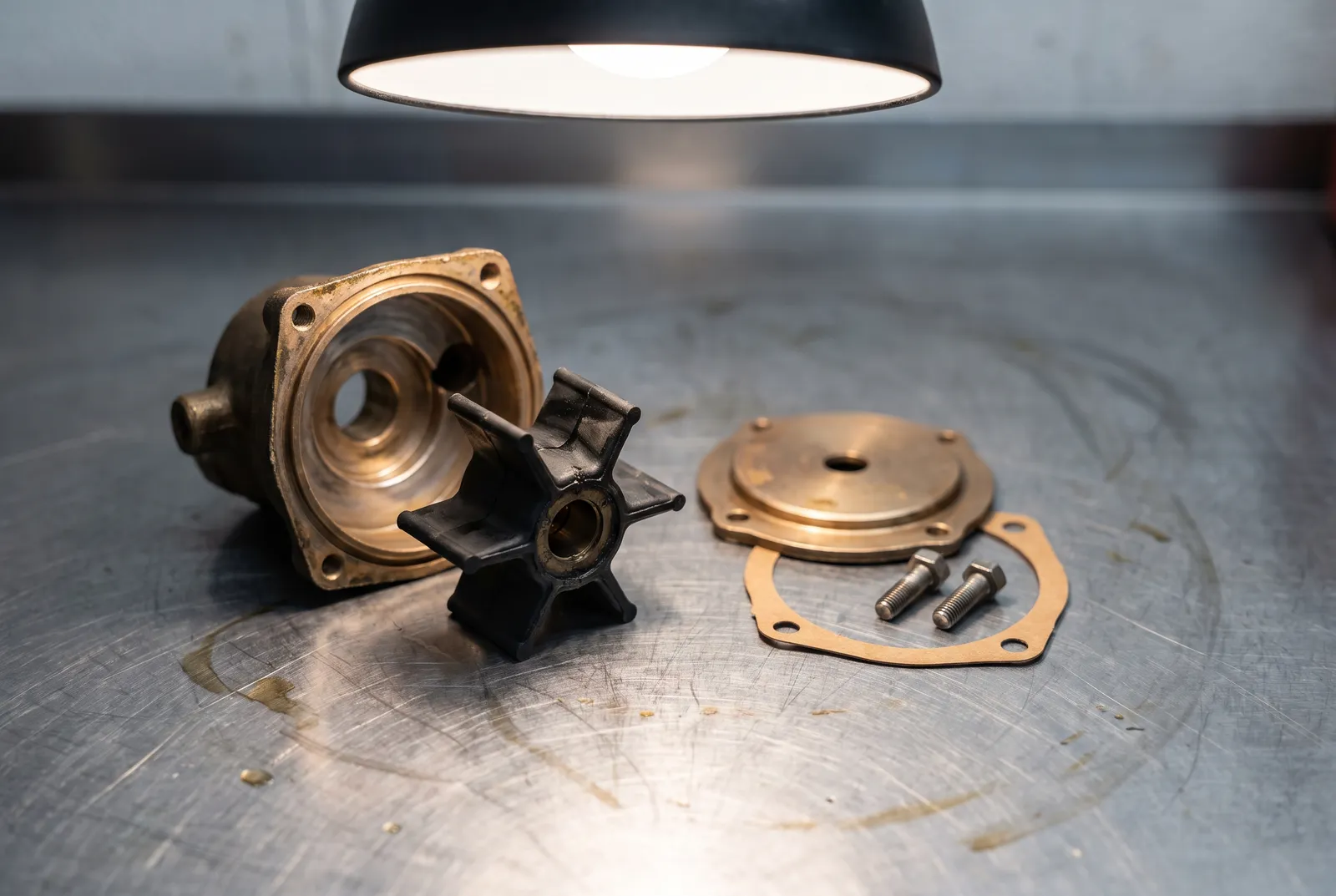 Detail van een MasterCraft Onderhoud en uren